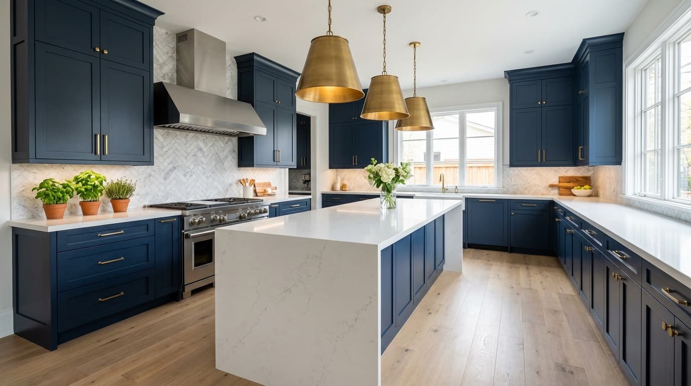 Gourmet Kitchen - AI photorealistic interior design render