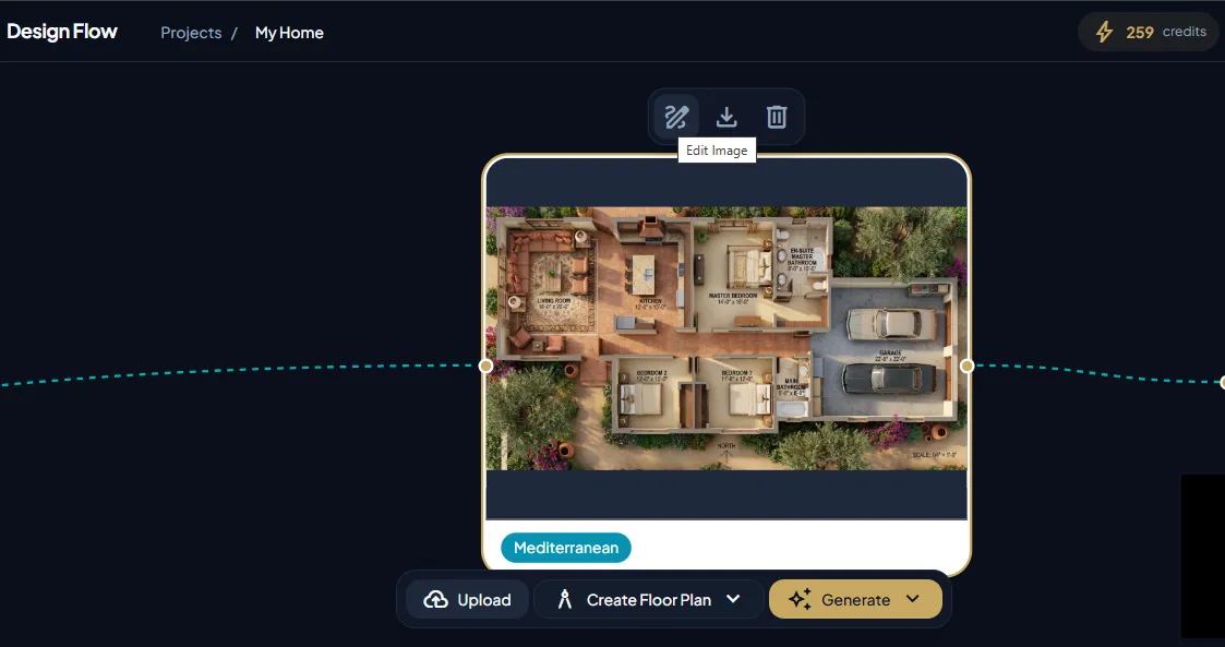Lumiforma editing step: Rendered