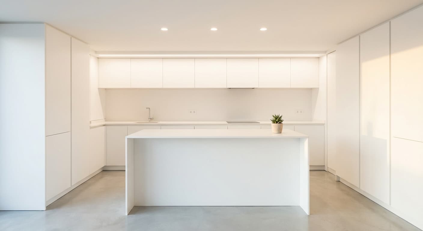 Minimalista interior design style - AI photorealistic render by Lumiforma