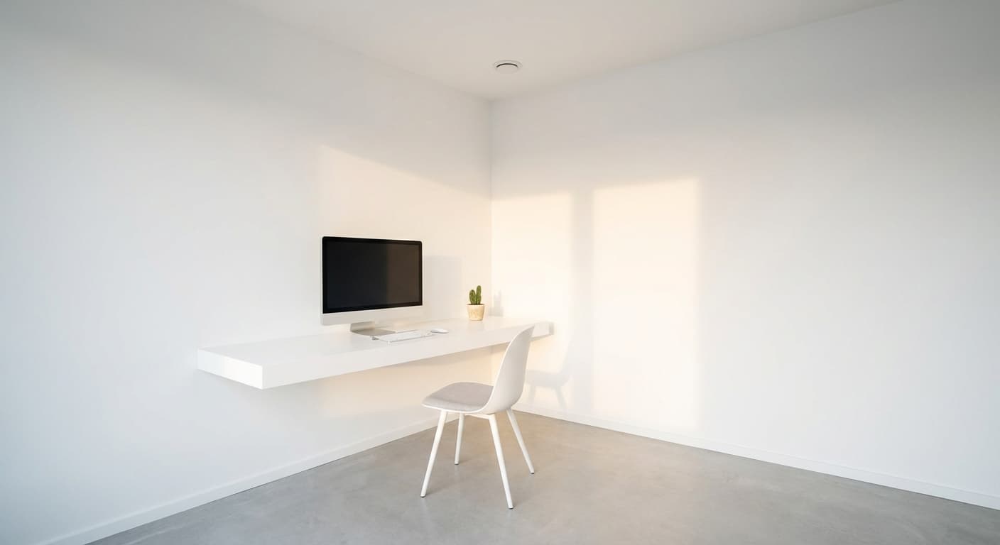 Minimalista interior design style - AI photorealistic render by Lumiforma